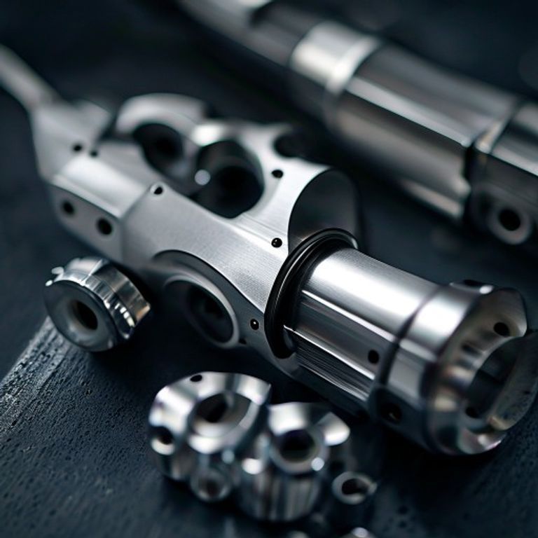 Titanium structural part — 5-axis machining cycle cut by 42%.